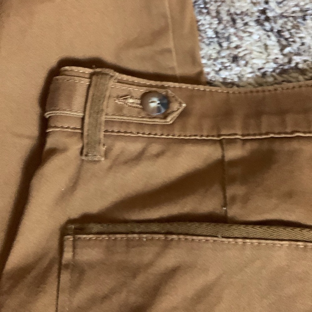 Democracy burnt orange color jeans with raw hem Size 4 - Picture 11 of 14